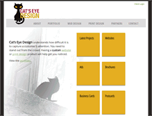 Tablet Screenshot of catseyewebdesign.com